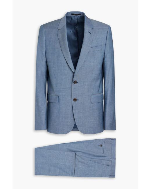 Paul Smith Blue Fit 2 Cotton-blend Suit for men