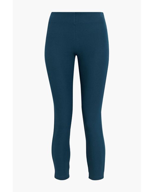 Joseph Blue Cropped Stretch-gabardine Skinny Pants
