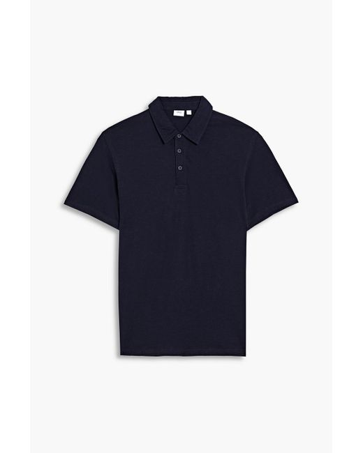 Onia Blue Cotton-jersey Polo Shirt for men