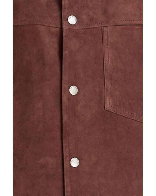Rag & Bone Brown Eli Suede Jacket for men
