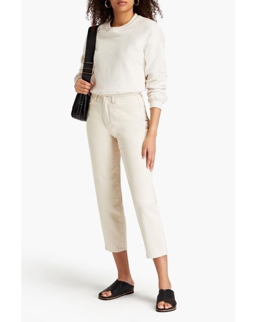 Triarchy White St. Tropez High-rise Straight-leg Jeans