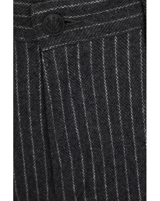Rag & Bone Black Pinstriped Wool-blend Tweed Cargo Pants