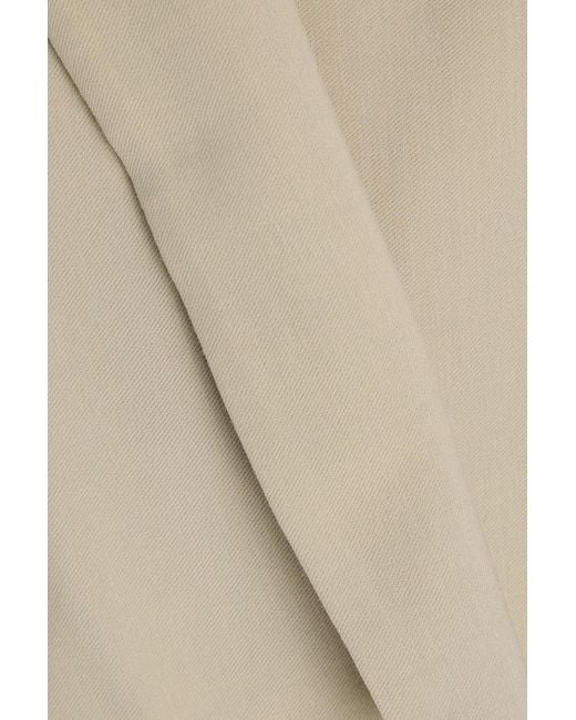 TOVE Natural Iman Draped Twill Jacket