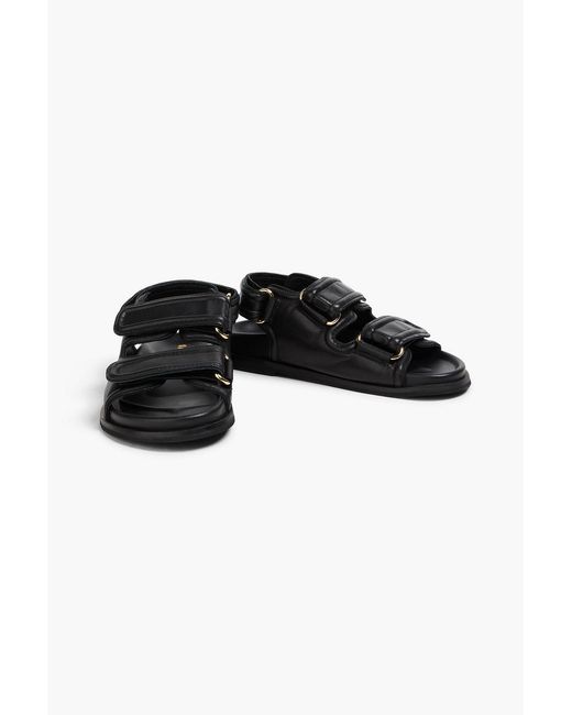 Sandro Black Leather Sandals