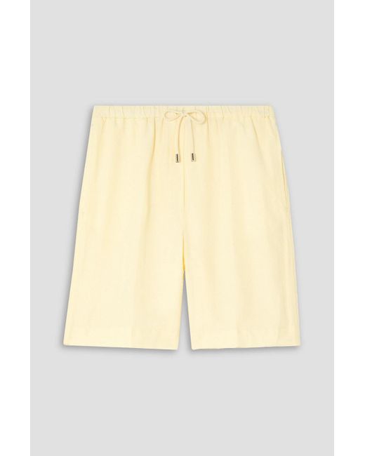Totême  Natural Tm Lyocell And Linen-blend Shorts