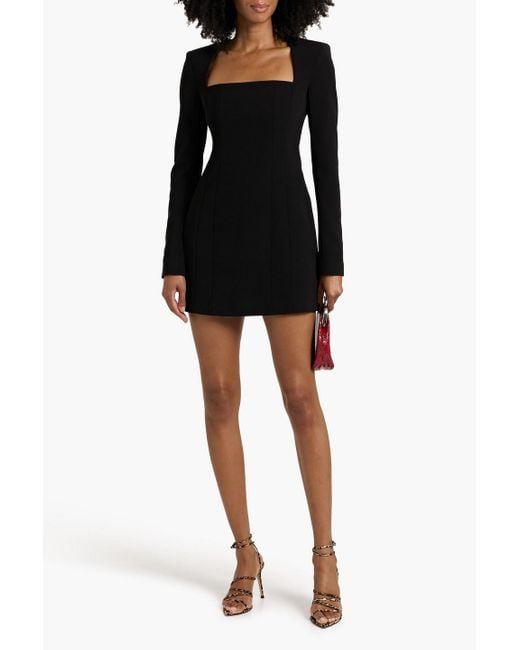 A.L.C. Black Ella Crepe Mini Dress