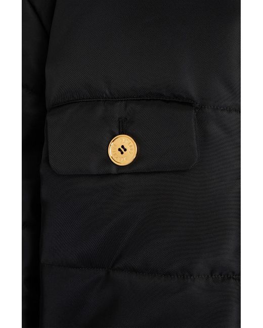 Moschino Black Quilted Shell Jacket
