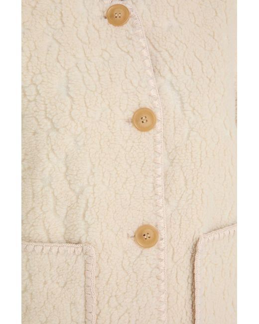 Rag & Bone Natural Cove Fleece Jacket
