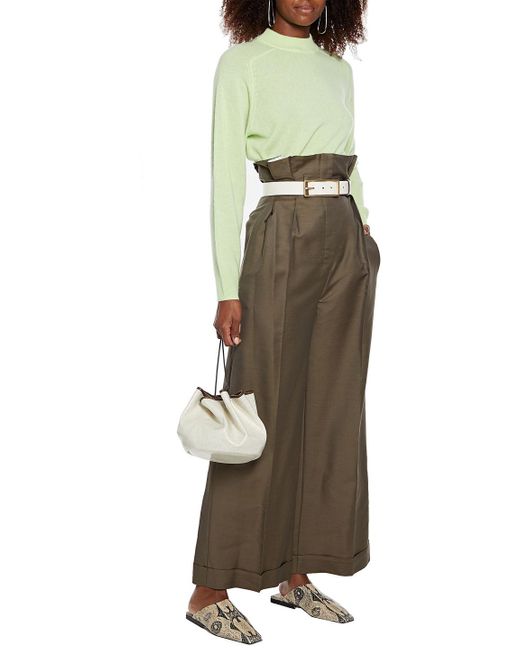 light green cashmere sweater