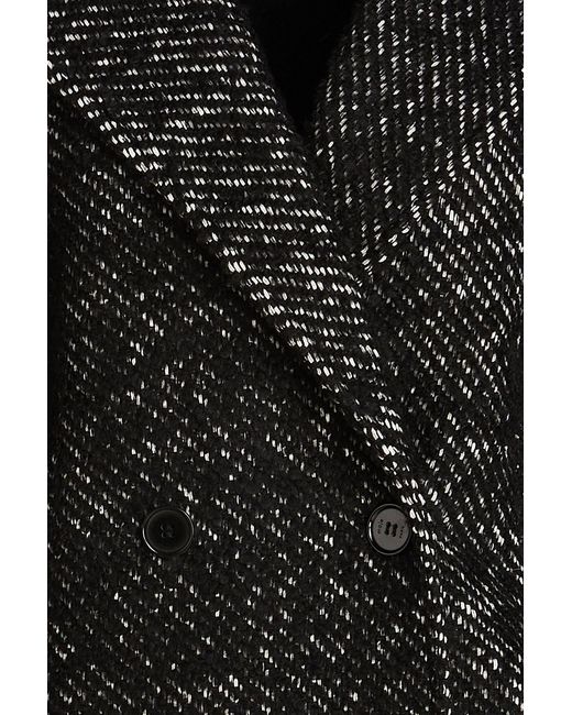 Maje Black Bouclé-tweed Jacket