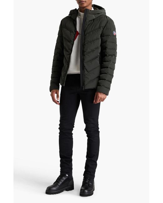 Fusalp Lenny kapuzenjacke aus gestepptem shell mit scuba-einsätzen in Black für Herren