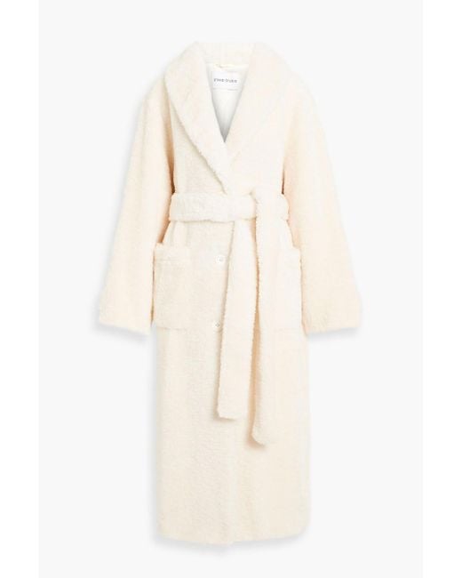 Stand Studio Natural Tel aus kunstfell mit gürtel