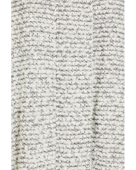IRO White Jacke aus bouclé-tweed aus einer baumwoll-, woll-mohairmischung