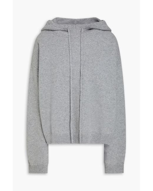 Loulou de Saison Gray Sarla Cashmere Hoodie
