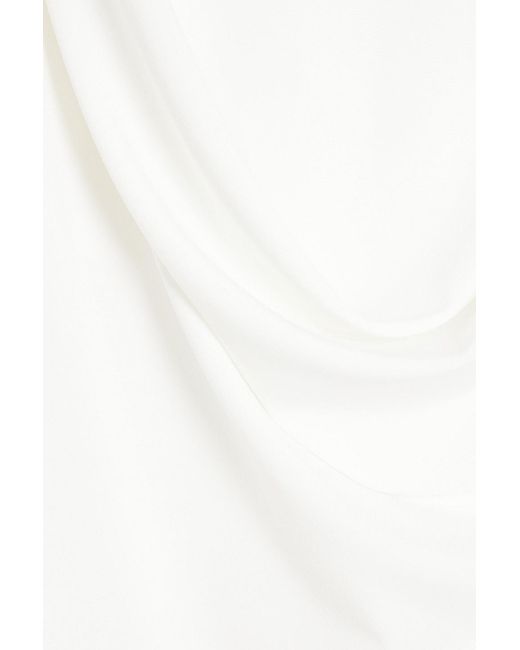 Norma Kamali White Stretch-jersey Mini Slip Dress