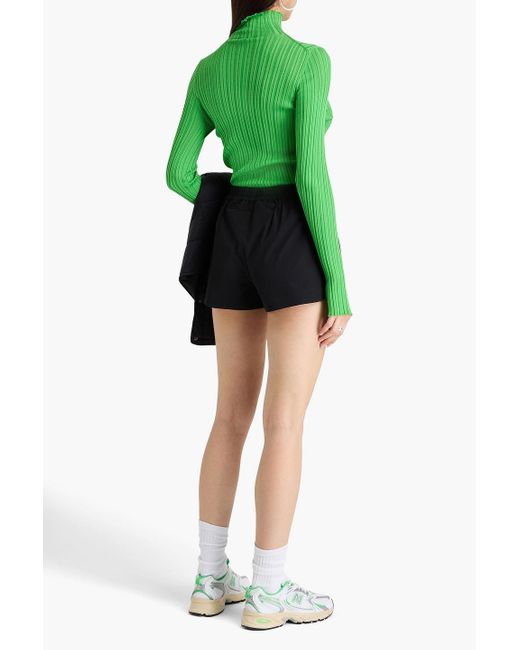 Ganni Blue Shell Shorts