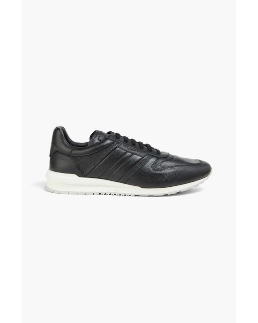 Bally Black Asler Pebbled-Leather Sneakers for men