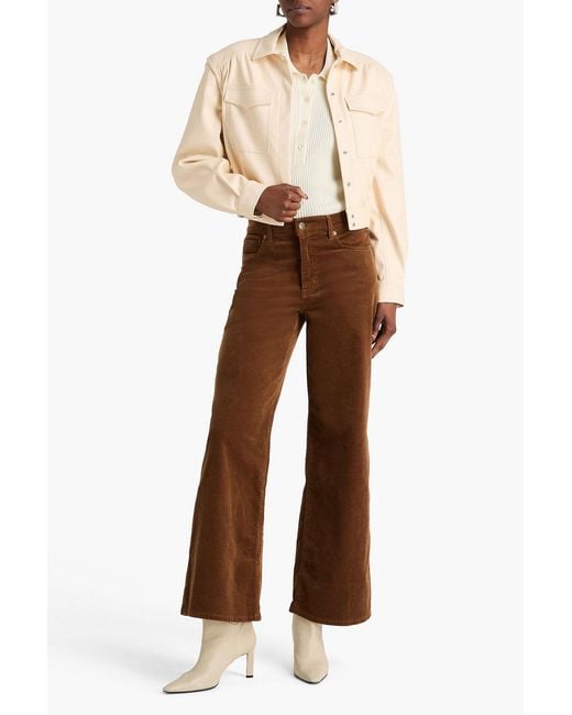 Jonathan Simkhai Natural Marbella Cropped Jacket