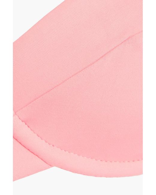 Melissa Odabash Pink Montreal bikini-oberteil mit bügel
