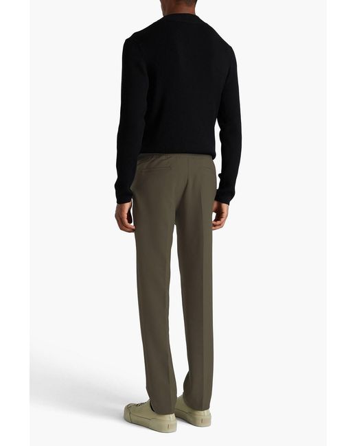 Sandro Green Slim-fit Woven Pants for men
