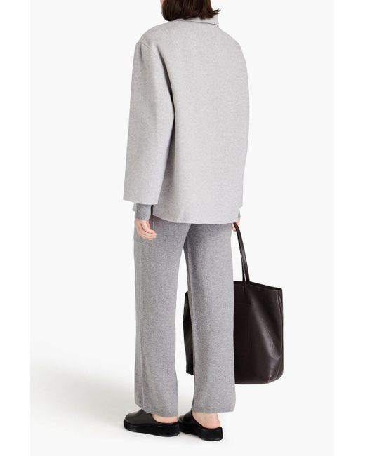Loulou Studio Gray Wool And Cashmere-blend Jacket