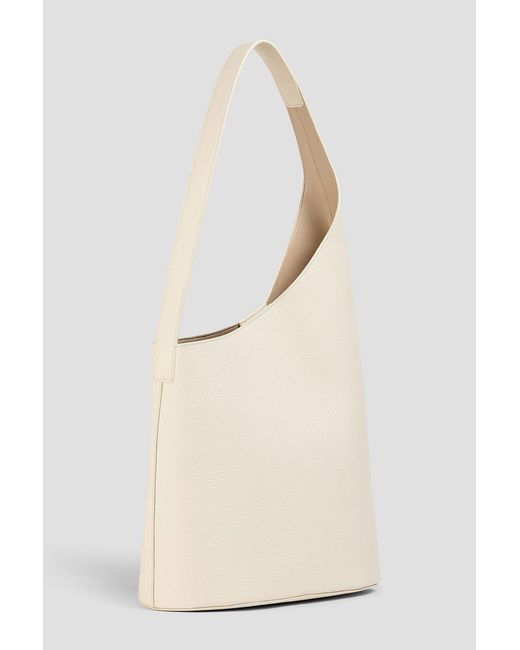 Aesther Ekme Natural Mon Pebbled-Leather Shoulder Bag