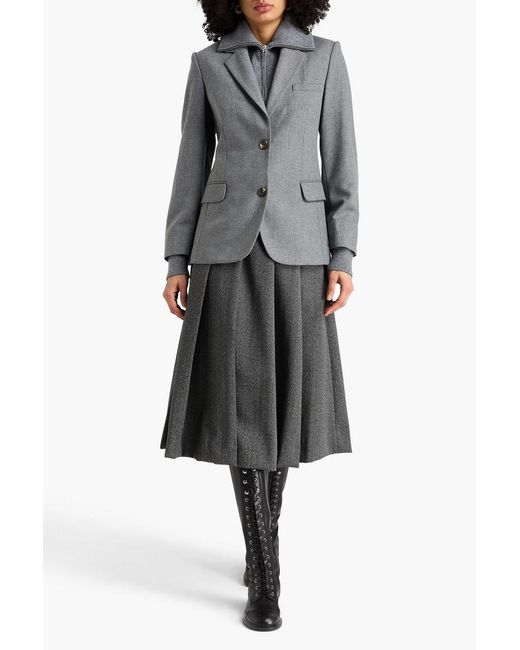 Rag & Bone Gray Frank Layered Wool-blend Tweed Blazer