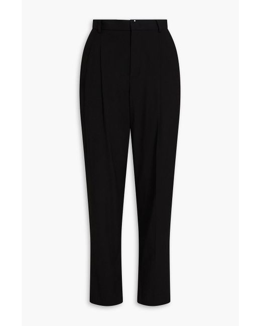 RED Valentino Black Twill Tapered Pants