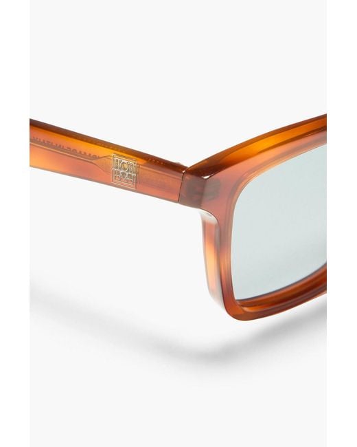 Totême Brown Square-Frame Acetate Sunglasses