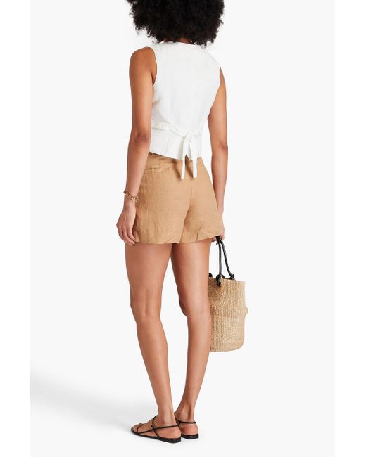 Alex Mill White Kam Linen, Lyocell And Cotton-Blend Twill Vest