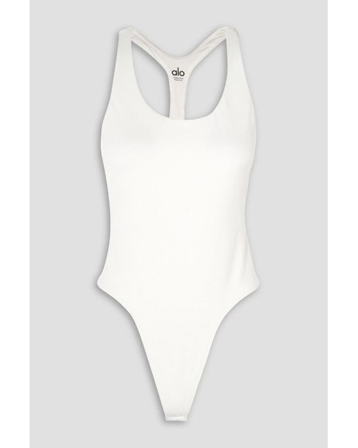 ワンピース [Alo Yoga] Sleek Back Bodysuit Sleek Back Bodysuit - Toffee | Alo Yoga