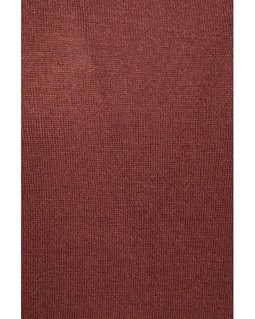 Zimmermann Red Cashmere Turtleneck Sweater