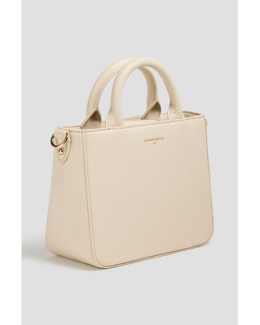 Claudie Pierlot Natural Pebbled-leather Tote