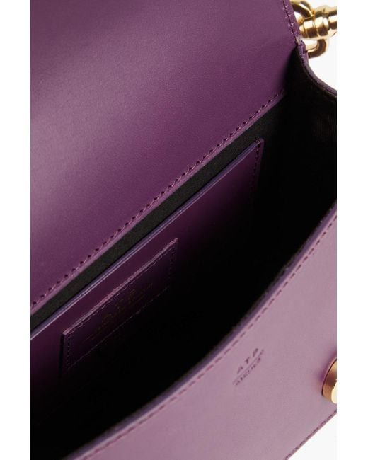 Atp Atelier Purple Corsina schultertasche aus leder