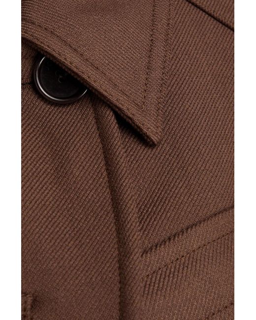 Joseph Brown Cranbrook cropped jacke aus twill aus einer wollmischung