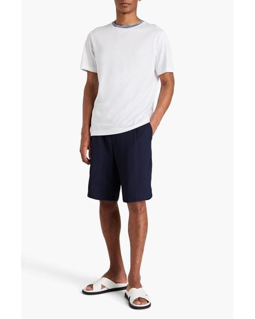Missoni White Cotton T-Shirt for men