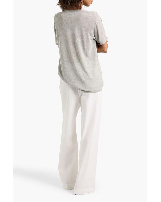 Totême  White Lyocell-blend T-shirt
