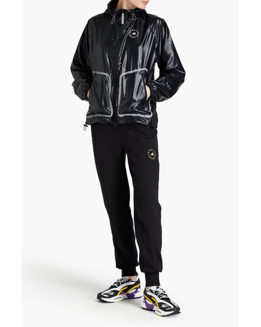Adidas By Stella McCartney Black Shell Hooded Track Jacket