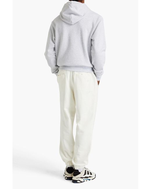 Adidas Originals White French Cotton-terry Sweatpants for men