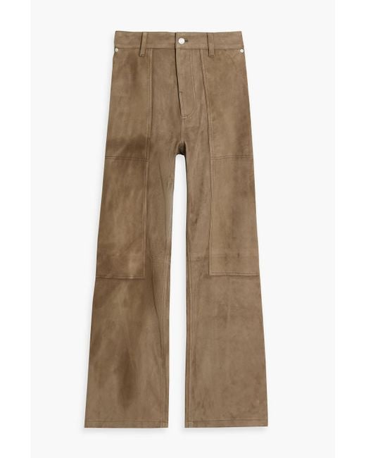 FRAME Natural Suede Pants for men