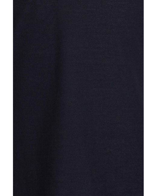 Dunhill Black Cotton-piqué Polo Shirt for men