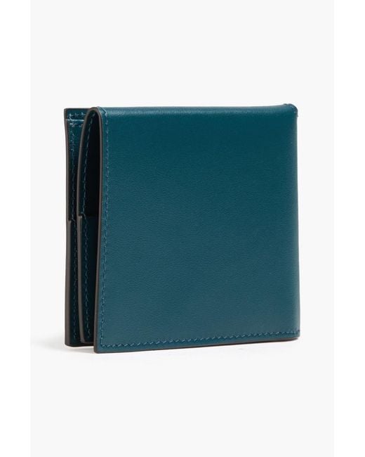 Montblanc Blue Leather Wallet for men