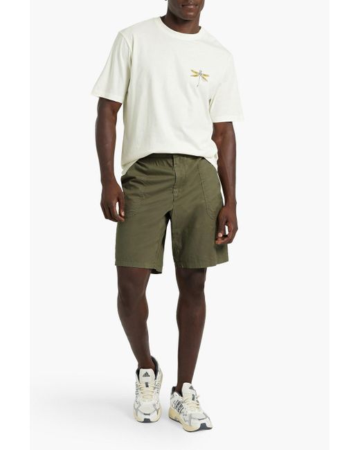 Rag & Bone Green Oscar Cotton-ripstop Shorts for men