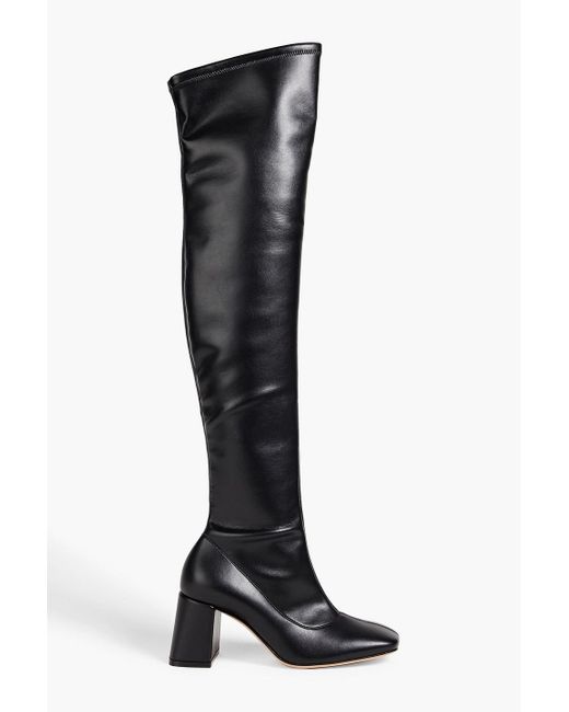 Gianvito Rossi Black Leather Over-the-knee Boots