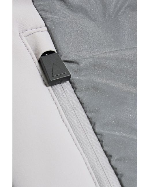 Aztech Mountain Gray Super Nuke Quilted Down Ski Jacket for men