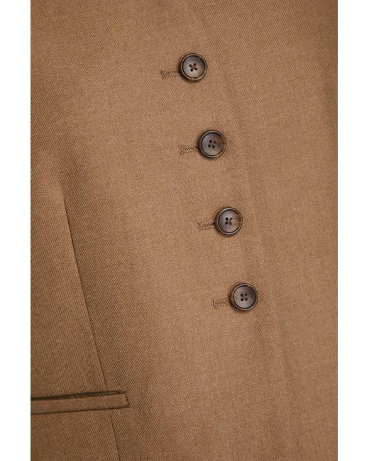 Alex Mill Brown Soho Flannel Vest