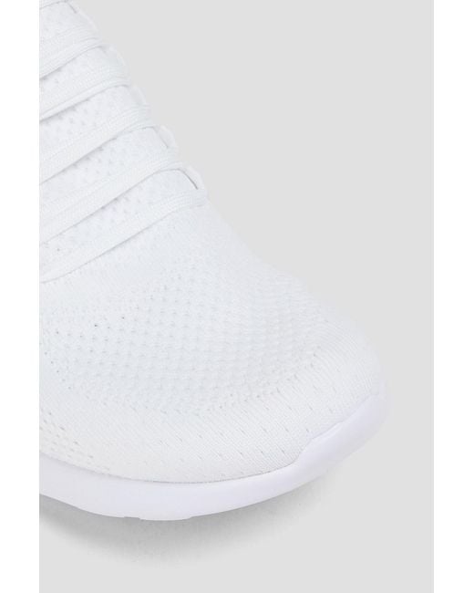Athletic Propulsion Labs White Techloom Breeze Mesh Sneakers for men
