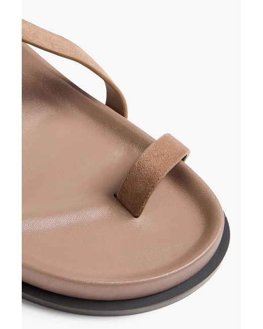 A.Emery Natural Jalen Suede Sandals