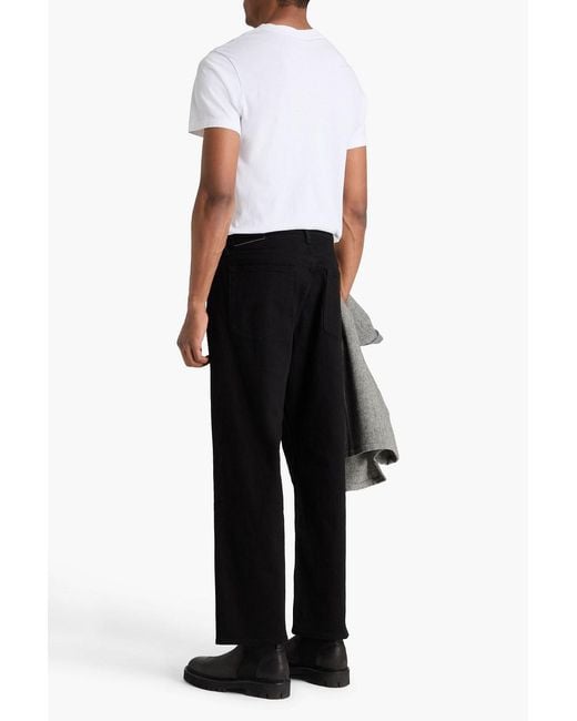 Rag & Bone Black Rb 4 Straight Denim Jeans for men