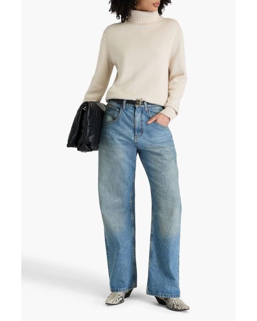 Joseph Natural Knitted Turtleneck Sweater
